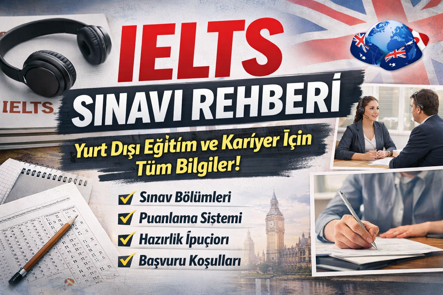 IELTS Sınavı Nedir? IELTS Sınav Rehberi - Kimler İçin Gereklidir?